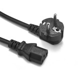 Eu Power Kabel Voedingskabel Stroomkabel 2pin C13 2m Voor Pc Computer Monitor Printer