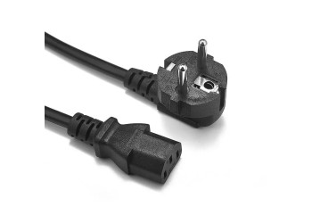 Eu Power Kabel Voedingskabel Stroomkabel 2pin C13 2m Voor Pc Computer Monitor Printer