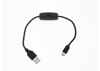 28cm Usb naar Usb type C Kabel Met Schakelaar Aan/Uit Kabel Verlengschakelaar Voor raspberry pie 4B LED Lamp Usb Ventilator Voeding Lijn Duurzame Adapter