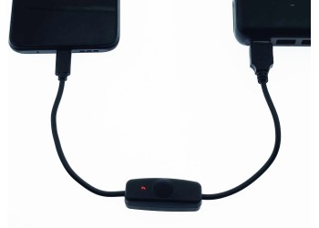 28cm Usb naar Usb type C Kabel Met Schakelaar Aan/Uit Kabel Verlengschakelaar Voor raspberry pie 4B LED Lamp Usb Ventilator Voeding Lijn Duurzame Adapter