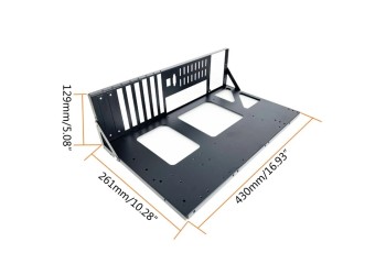 EATX ATX mATX ITX Open Computer Case moederbord Rig Frame GPU Aluminium Crypto coin Mining X99