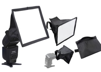 Opvouwbaar flash light diffuser softbox voor speedlight 20*30cm